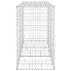 Vidaxl Gabionski zid s poklopcima od pocinčanog čelika 200x60x100 cm