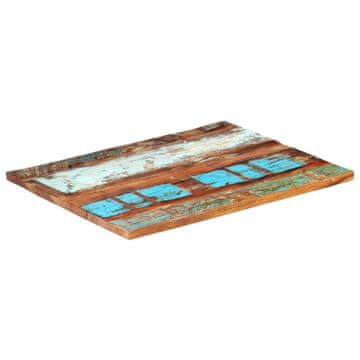 Vidaxl Pravokutna stolna ploča 70 x 90 cm 25 - 27 mm obnovljeno drvo