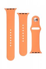 FIXED Set remena za pametni sat Apple Watch, silikonski, 38/40/41 mm, narančasta (FIXSST-436-OR)
