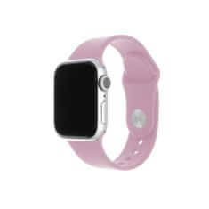 FIXED Set remena za pametni sat Apple Watch, silikonski, 38/40/41 mm, svijetlo roza (FIXSST-436-PISD)