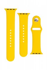 FIXED Set remena za pametni sat Apple Watch, silikonski, 38/40/41 mm, žuta (FIXSST-436-YL)