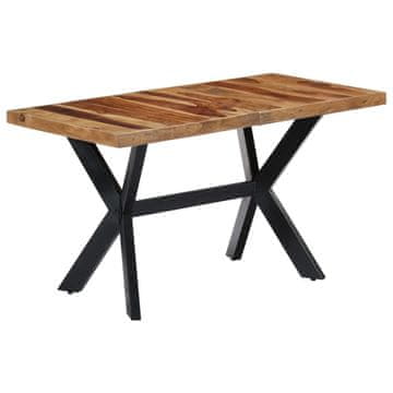 Vidaxl Blagovaonski stol 140 x 70 x 75 cm Masivno drvo akacije