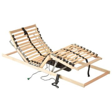 Vidaxl Električni okvir za krevet s 28 letvica, 7 zona, 70 x 200 cm