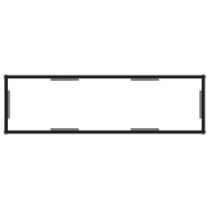 Vidaxl Konzolni stol prozirni 120 x 35 x 75 cm od kaljenog stakla