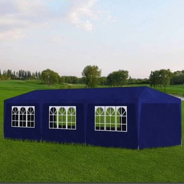 Vidaxl Šator za zabave 3 x 9 m plavi