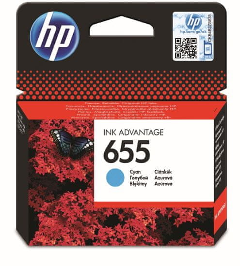 HP tinta 655, plava