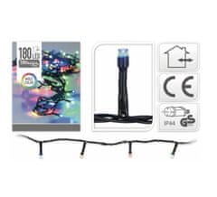 Pollin Novogodišnji lanac svjetla 180 LED RGB 14M
