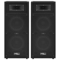 Vidaxl Profesionalni pasivni HiFi zvučnici 2 kom 1000 W crni