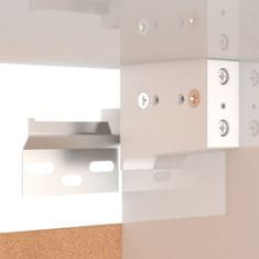 Vidaxl TV ormarić sjajni bijeli 30,5 x 30 x 90 cm konstruirano drvo