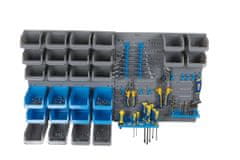 Kinzo 100 x 54 cm PVC zidna ladica - organizator od 43 dijela