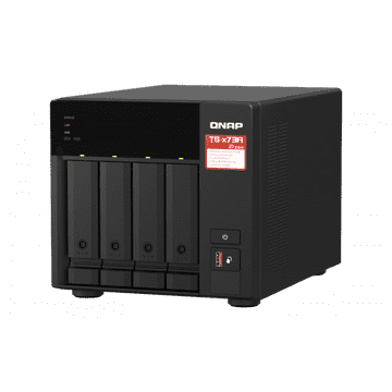Qnap NAS TS-473A-8G poslužitelj, za 4 diska, 8 GB, 2.5GbE mreža