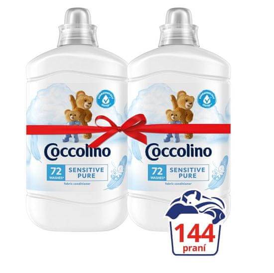 Coccolino omekšivač za rublje Sensitive, 2 x 1,8 l