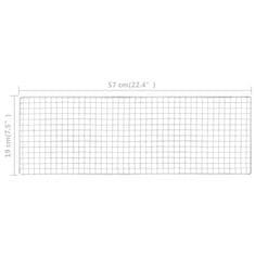 Vidaxl Prijenosni roštilj za kampiranje 60 x 22,5 x 33 cm