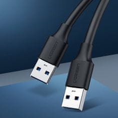 Ugreen USB 2.0 muški kabel 0,5 m crni