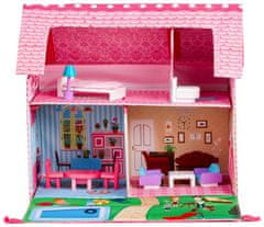 Aga4Kids Sklopiva kućica za lutke GLORIA