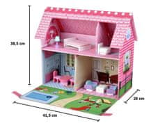 Aga4Kids Sklopiva kućica za lutke GLORIA