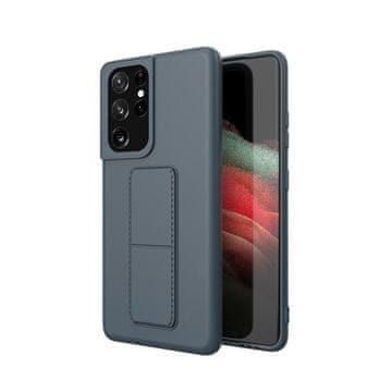 MG Kickstand silikonska maska za Samsung Galaxy S21 Ultra 5G, plava