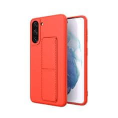 MG Kickstand silikonska maska za Samsung Galaxy S21 Plus 5G, crvena