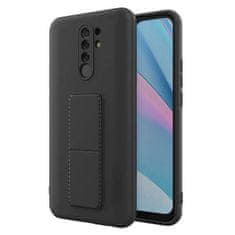 MG Kickstand silikonska maska za Xiaomi Redmi 9, crno