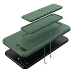 MG Kickstand silikonska maska za iPhone 11 Pro Max, crno