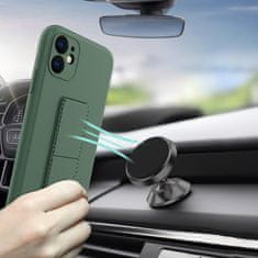 MG Kickstand silikonska maska za Samsung Galaxy A11 / M11, crno