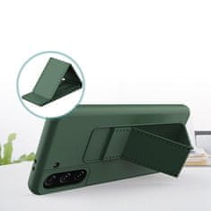 MG Kickstand silikonska maska za Samsung Galaxy S21 Plus 5G, ružičasta