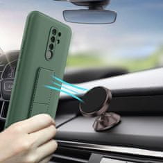 MG Kickstand silikonska maska za Xiaomi Redmi 9, crno