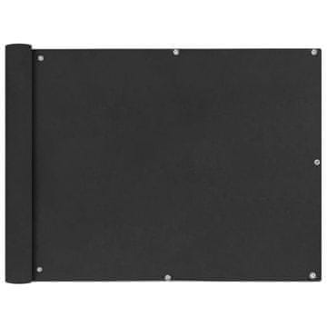 Vidaxl Balkonska zaštita Oxford tkanina u antracit boji 90 x 600 cm