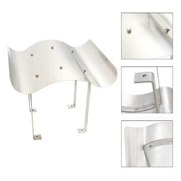 Vidaxl Kapa za dimnjak od nehrđajućeg čelika 40 x 40 x 36 cm