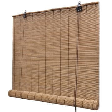 Vidaxl Roleta od bambusa 80 x 220 cm smeđa