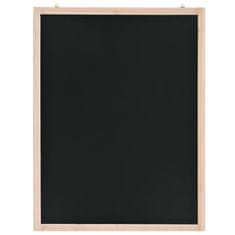 Vidaxl Viseća ploča za pisanje kredom od cedrovine 60 x 80 cm