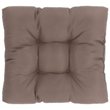 Vidaxl Jastuk za palete smeđesivi 50 x 50 x 12 cm od tkanine