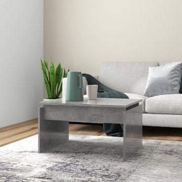 Vidaxl Klub stolić betonsko-sivi 68x50x38 cm