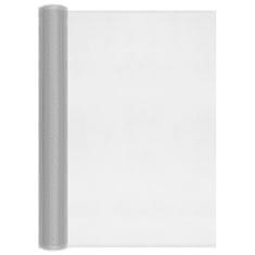 Vidaxl Mrežasti zaslon od aluminija 60 x 500 cm srebrni