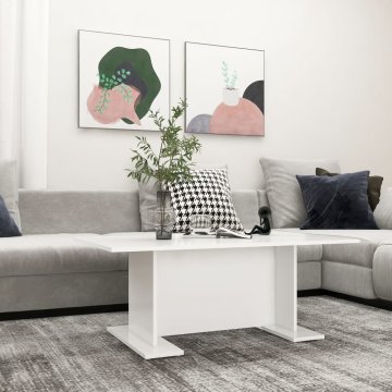 Vidaxl Klub stolić, bijeli, 103,5 x 60 x 40 cm, materijal na bazi drva