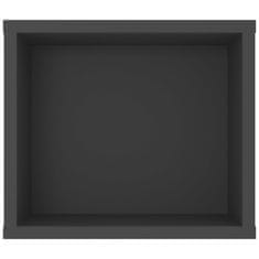 Vidaxl Viseći TV ormarić sivi 100 x 30 x 26,5 cm konstruirano drvo