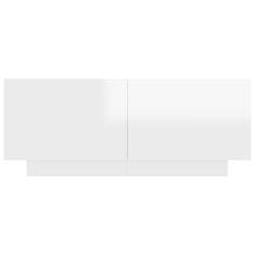 Vidaxl TV ormarić sjajni bijeli 100 x 35 x 40 cm od konstruiranog drva