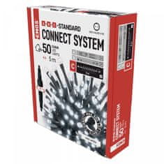 EMOS Chain spojni niz, lanac, 50 LED, 5 m, hladna bijela