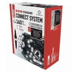 EMOS XMAS spojni niz, mreža, 160 LED, 1,5 x 2 m, hladna bijela