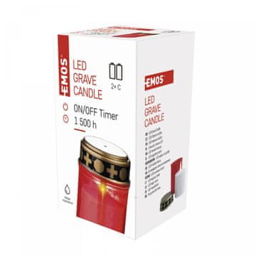 EMOS LED dekoracija, svijeća, unutarnja/vanjska, 12,5 cm