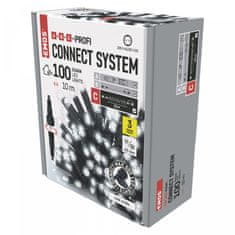 EMOS LED dekoracija, lanac, unutarnja/vanjska, hladno bijela, 10 m