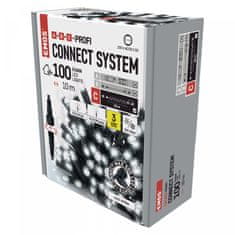 LED dekoracija, lanac, unutarnja/vanjska, treperi, hladna bijela, 10 m