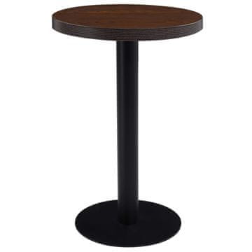 Vidaxl Bistro stol tamnosmeđi 50 cm MDF