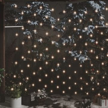 Vidaxl Lampice u nizu, toplo bijela, 3x2 m, 204 LED diode