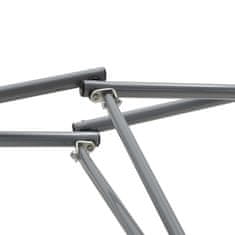 Vidaxl Viseća ležaljka sa sklopivim stalkom crvena