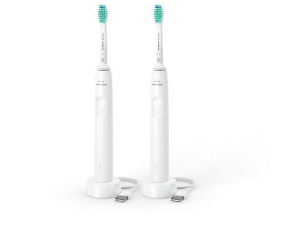 Philips Sonicare zvučna četkica za zube 3100, 2 komada (HX3675/13)