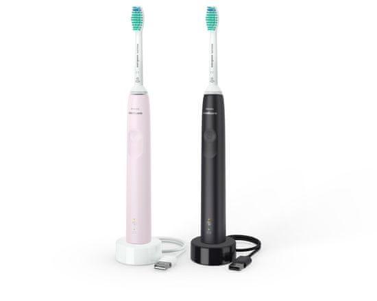 Philips Sonicare 3100 1+1 HX3675/15 zvučna četkica za zube