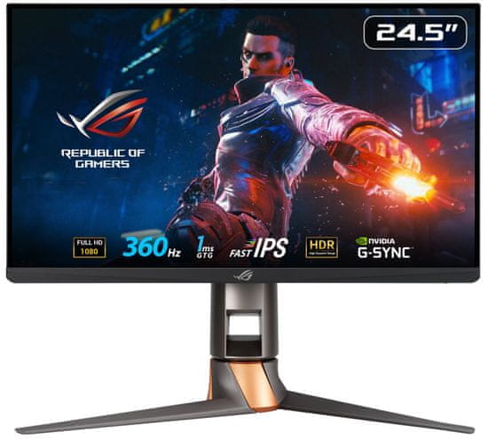 ASUS ROG Swift 360Hz PG259QN gaming monitor, 62,23cm (24,5), FHD, IPS, 1ms, G-Sync