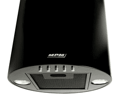 MPM  31-OT-01 kuhinjska hauba, LED svjetlost, tiha operacija, crno