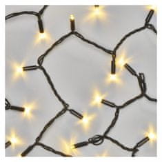 EMOS Profi LED spojni lanac, crni, 5 m, vanjski/unutarnji, toplo bijeli